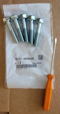 Honda Acura OEM B Series Clutch Case Bolts 5SPD Manual NEW B16 B18 B20 - Image 1 of 2