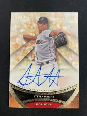 STEVEN WRIGHT 2017 TOPPS TIER ONE AUTO /300 - BOSTON RED SOX *8624 - Image 1 of 2