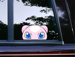 Mew Peek Peeker Peeking Ventana Vinilo Coche Calcomanías Anime Pokemon Pegatinas Legendarias - Imagen 1 de 5