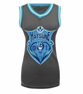 Hatsune Miku Trikot Damen Extra Large Blau Grau Crypton Vocaloid Neu - Bild 1 von 2