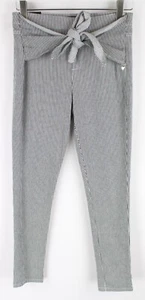 Maison Scotch Damen Hose W27/L30 Grau Nadelstreifen Skinny Hohe Taille - Picture 1 of 9