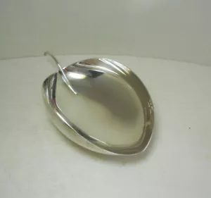 Christofle France Mid Century Modern Silverplate Leaf Shaped Bowl Tapio Wirkkala - Picture 1 of 5