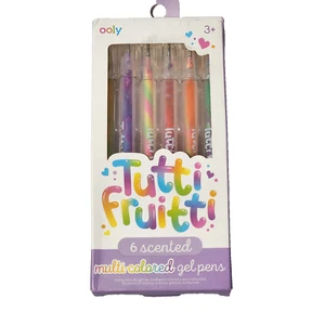 Ooly Scented Tutti Frutti Color Gel Pens Set of 6 - Picture 1 of 9