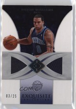 2006-07 Upper Deck Exquisite Collection Jerseys /25 Deron Williams #41-J