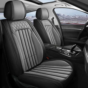 Car Seat Covers Front Row PU Leather Protector For Volkswagen Tiguan 2009-2024 - Picture 1 of 5