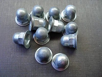 12 pcs NORS 1/8" thread cutting emblem name plate script acorn nuts fits Ford  - Image 1 of 4