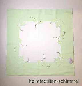 PLAUENER SPITZE ® Tischdecke Mitteldecke Deckchen OSTERN Tischdeckchen 82x82cm - Bild 1 von 3
