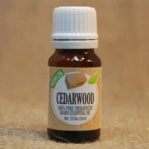 Healing Solutions CEDARWOOD 10 mL Essential Oil NEW UNOPENED FREE SHIP in 24 hrs - Picture 1 of 2
