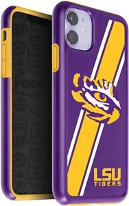 FOCO NCAA LSU Tigers Dual Hybrid Case for iPhone 11 & XR (6.1") - Picture 1 of 1