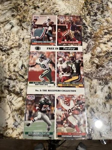 RARE Pro Set Jerry Rice #654 - 49ers Uncut Sheet/Insert The Receivers Collection - Picture 1 of 6