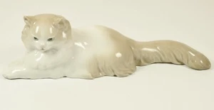 Lovely Lladro Nao Figure ~ Angora's Cat ~ 02010113 ~ Impressed Mark - Picture 1 of 4