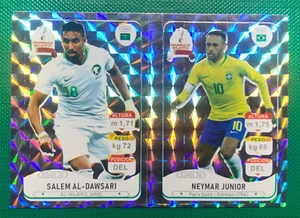 2022 3R B Qatar World Cup FIFA #171-382 SALEM AL-DAWSARI / NEYMAR JR. Sticker - Picture 1 of 4