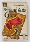 Die Hand im Handschuh Rex Stout Dell 177 Karte zurück 1947 Mystery Taschenbuch
