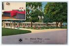 C1940's Orlando Motel Exterior Roadside Ludowici Georgia Ga Unposted Postcard