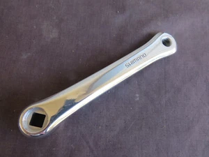 SHIMANO XT Mountain TAKAGI TOURING Bike 175 left crank arm vintage FC6206 - Picture 1 of 5