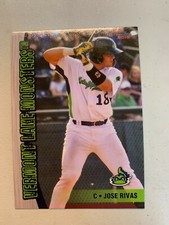 Jose Rivas Card 2018 Vermont Lake Monsters Team Card