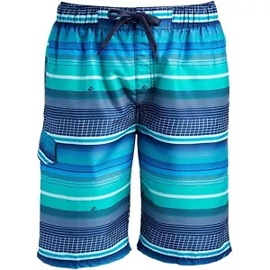 KANU SURF MEN'S SPRINT BLUE/GREEN SWIM TRUNKS/SHORTS ASSORTED SIZES NEW 4455 - Picture 1 of 1