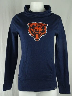 Camiseta para mujer Chicago Bears NFL Majestic cuello holgado Foto 1 de 4