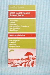 Amtrak - West Coast Routes - Oct 30, 1977 - Picture 1 of 1