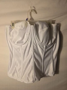 Dominique Intimate Apparel Womens Long Line Strapless Bra Bustier Size 50C Bride - Picture 1 of 2