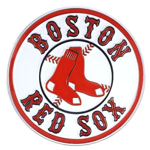 Boston Red Sox Farbe Metall Emblem 3"x3,2" - Bild 1 von 4