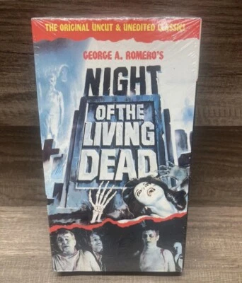 Night of the Living Dead VHS Goodtimes Horror, Zombies, George Romero Cult Scary - Image 1 of 4