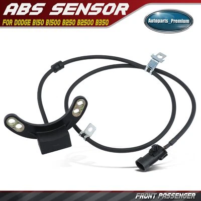 Front Right ABS Wheel Speed Sensor for Dodge B150 B1500 B250 B2500 B350 B3500 - Image 1 of 4