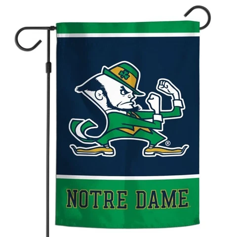 NOTRE DAME FIGHTING IRISH GARDEN FLAG YARD BANNER 12"X18" NCAA LICENSED Cover