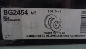 BRAKE DISCS DELPHI BG 2454 PASSAT / TOLEDO SET / M6L 1825 - Picture 1 of 2