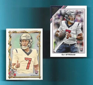 BOTH! CJ STROUD-HOUSTON TEXANS ROOKIE RC LOT! 2023 Composite/A&G SHARP! - Picture 1 of 2