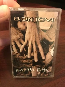 BON JOVI Cassette Album Keep the Faith Mercury Records WOW!!! - Picture 1 of 4