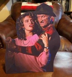 Freddy Krueger A Nightmare on Elm Street W-Nancy T. Tabletop Display Standee 10" - Picture 1 of 2