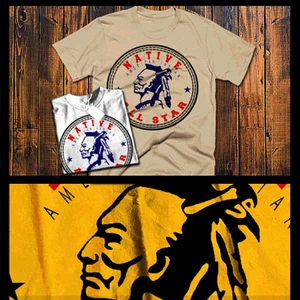 Native American t-shirt American Indian Indigenous Warrior Pride mohawk tee - Picture 1 of 1