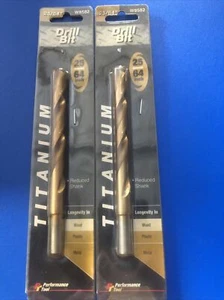 Performance Tool 25/64 IN TITANIUM DRILL BIT - W8582. (2pack) Factory Selead. - Bild 1 von 2
