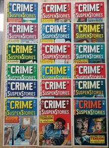 Comic Covers EC Comics Russ Cochran - Crime SuspenStories Portfolio, 18 Covers - Picture 1 of 24