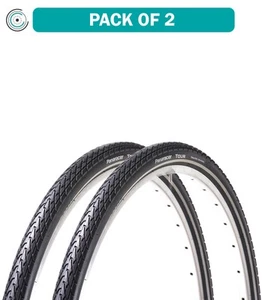 Pack of 2 Panaracer Tour Tire 700 x 42 Clincher Steel Black/Reflective - Picture 1 of 2