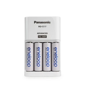 Panasonic Eneloop Smart Charger BQ-CC17 inkl.4xAA 2000mAh K-KJ17MCD40E - Picture 1 of 7