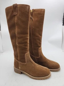 NEW Boden Flat Knee Womens Boots-Tan Size 7 US (38) - Picture 1 of 20