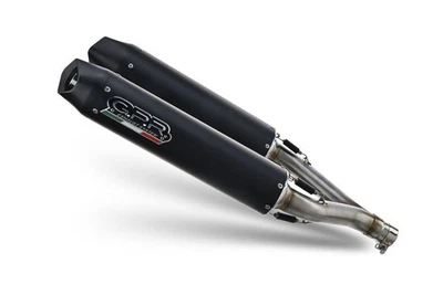 GPR Furore Nero Double Slip-on Exhaust For Ducati Multistrada 1100 2007-2009 - Image 1 of 4