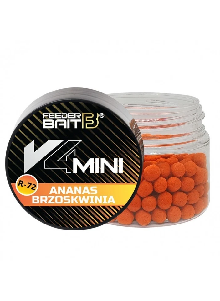 Feeder Bait Mini Wafters 4mm Pfirsich Ananas Method Feeder Karpfenköder - Bild 1 von 1