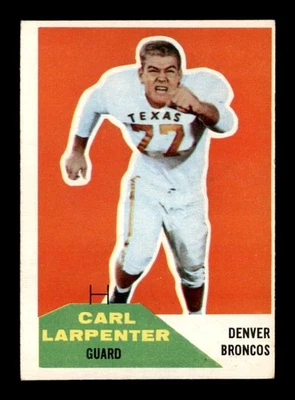 1960 Fleer #60 Carl Larpenter RC EX/EX+ X3513498 - Image 1 of 3