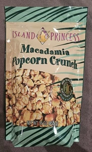 Island Princess 16 Unzen Macadamia Popcorn Crunch, Hergestellt in Hawaii, KOSTENLOSER VERSAND - Bild 1 von 3
