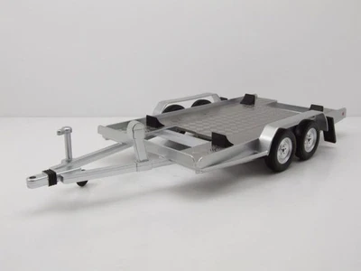 Rimorchio Autotrailer Argento Modellino 1:18 Ixo Models - Immagine 1 di 4