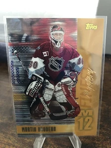1998-99 Topps Hockey - Finest Mystery Refractor - M Brodeur #M12 - GOLD HOF'er!! - Picture 1 of 2