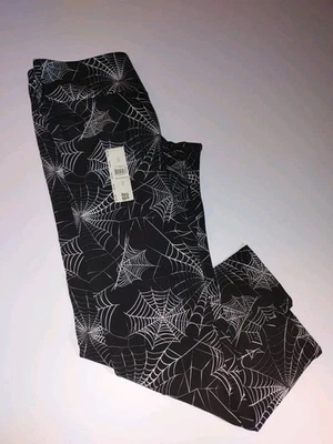No Boundaries Women's XXL Size 20 High-Rise Spider Web Ankle Leggings 27” Inseam - Image 1 of 4