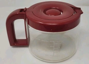 KitchenAid Replacement 10 Cup Carafe for KCM511 Coffee Maker Glass Pot Red - Picture 1 of 2
