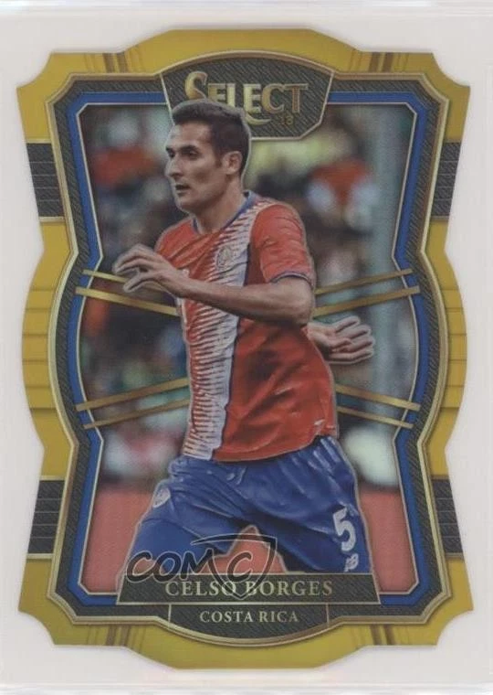 2017-18 Panini Select Mezzanine Die-Cut Gold Prizm /10 Celso Borges #134 - Image 1 of 2