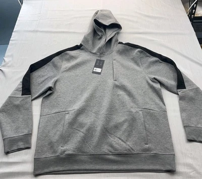 New Vrst Men's Pinnacle Fleece Hoodie Sweatshirt Sz XL Gray Tech $78 - Image 1 of 4