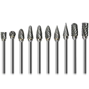 Burrs 1/8\" Shank 1pc 3mm Shank Carbide Carving Bit Compact Functional - Picture 1 of 96