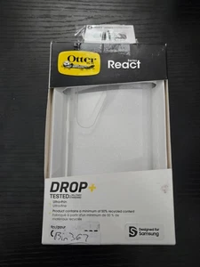 Coque OtterBox React - Galaxy S25 - Clear Glitter Stardust | Drop+ | Boîte ouverte - Photo 1 sur 4